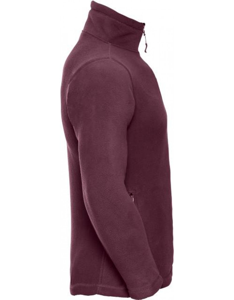 Pulover din fleece cu fermoar de 1/4 Russell